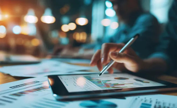 Analyzing financial data