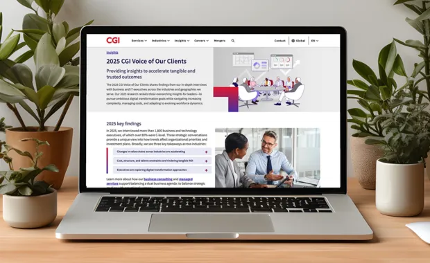 CGI:n Voice of Our Clients -tutkimus on julkaistu.