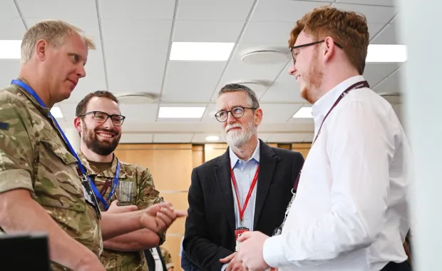 Cyber consultants in conversation