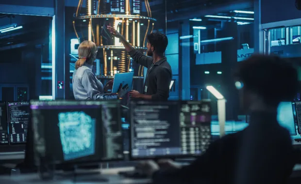 People in a lab