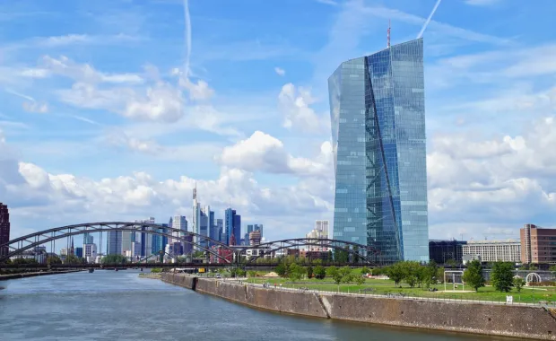 Banque centrale européenne à Francfort, Allemagne