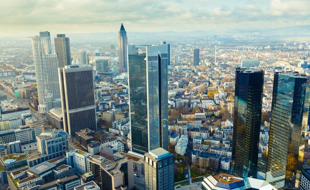 Frankfurt city skyline