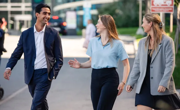 group walking