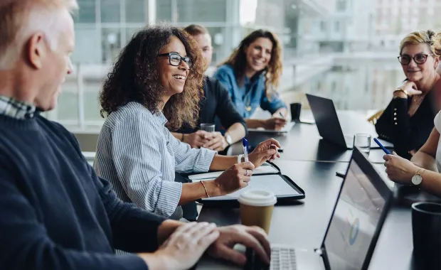 Group of people in a meeting 