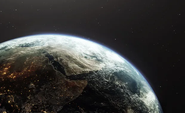 Maapallo kuvattuna avaruudesta