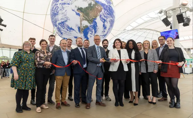 CGI and Dynamic Earth Innovation Lab Launch group picture