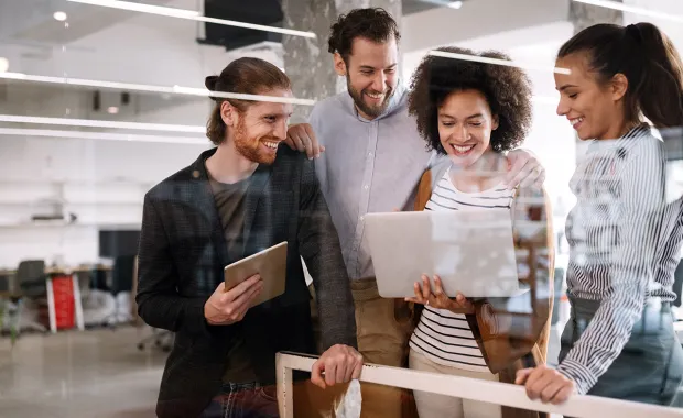 Professionals on discussion