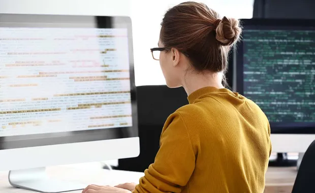 female software developer