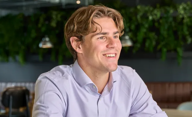 Young industrial placement graduate