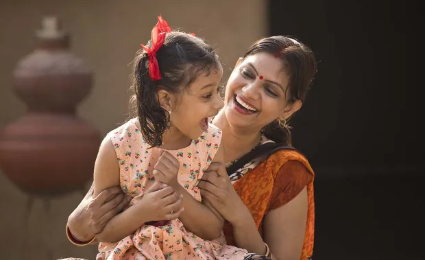 CGI india CSR - women with her daughter