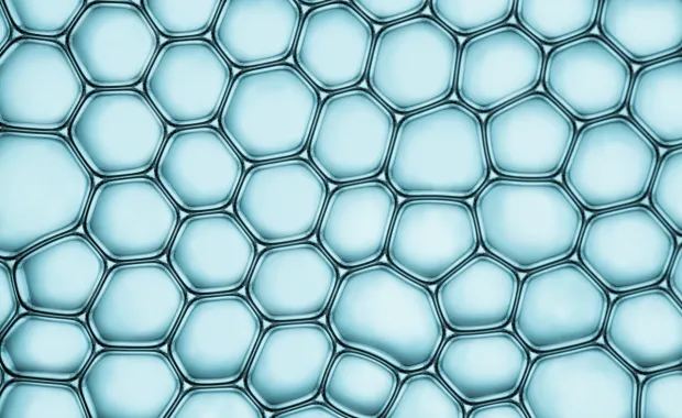 Liquid geometric pattern