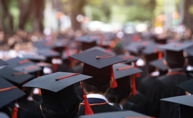 a crowd of graduates 