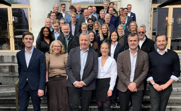 Gruppebilde av vårt team innen Manufacturing, Retail og Defence