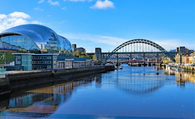 Reflections on the River Brew, Gateshead Newcastle