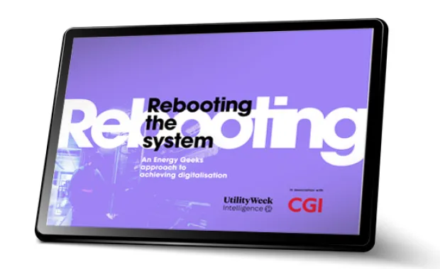 Rebooting the system on tablet screen