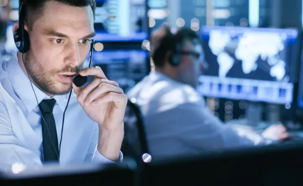 two men working on cybersecurity