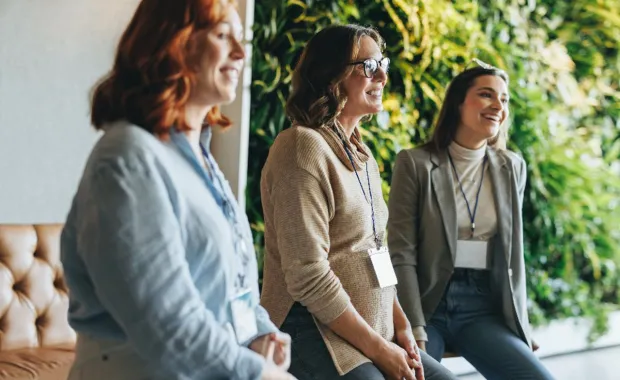 Women at a CyberWomen event