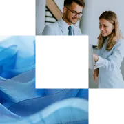 cornerstone - professionals speaking with laptop