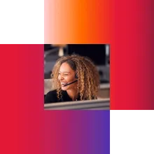 Image fondamentale d'un employé du service d'assistance