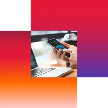 Laptop and phone Laptop and phone