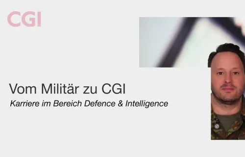 Karriere im Bereich Defence & Intelligence bei CGI
