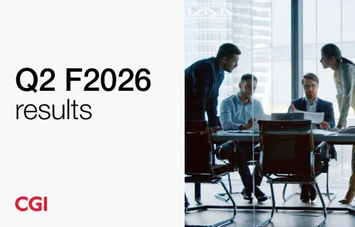 CGI reports results for the second quarter of fiscal 2026