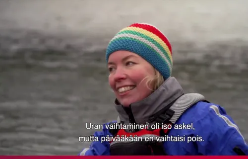 Eeva vaihtoi merentutkijasta Data Scientistiksi CGI:lle