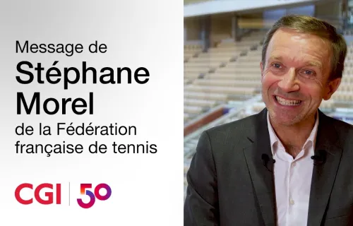 50 ans de CGI – Partenariat stratégique avec la Fédération française de tennis