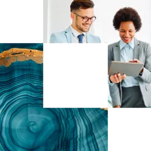 Man working in a cornerstone