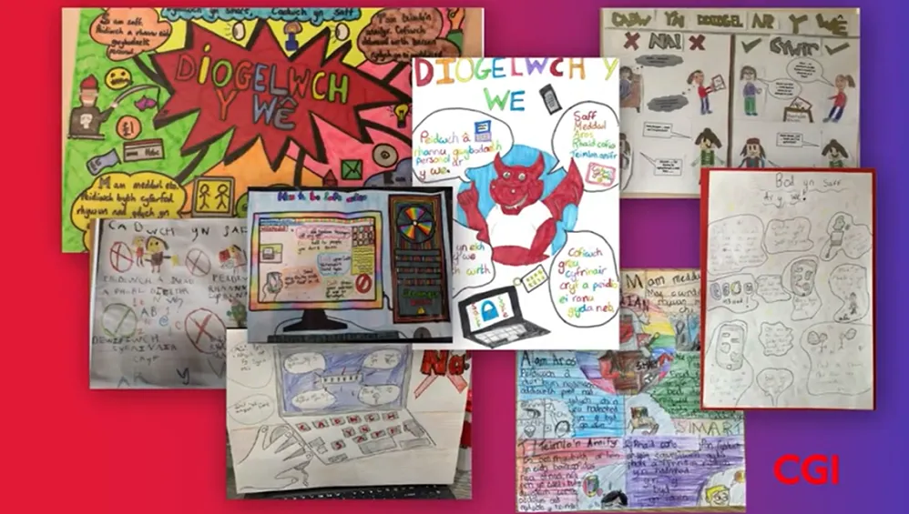CGI Sponsored North Wales Police Internet Safety Competition Winning Posters