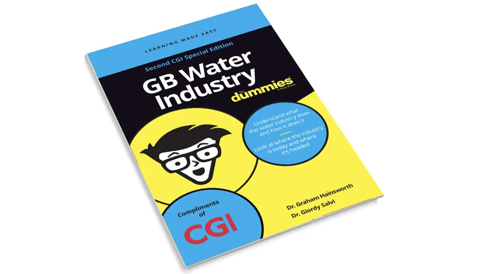 Front cover of the CGI GB Water Industry for Dummies