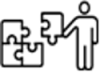 person and puzzle