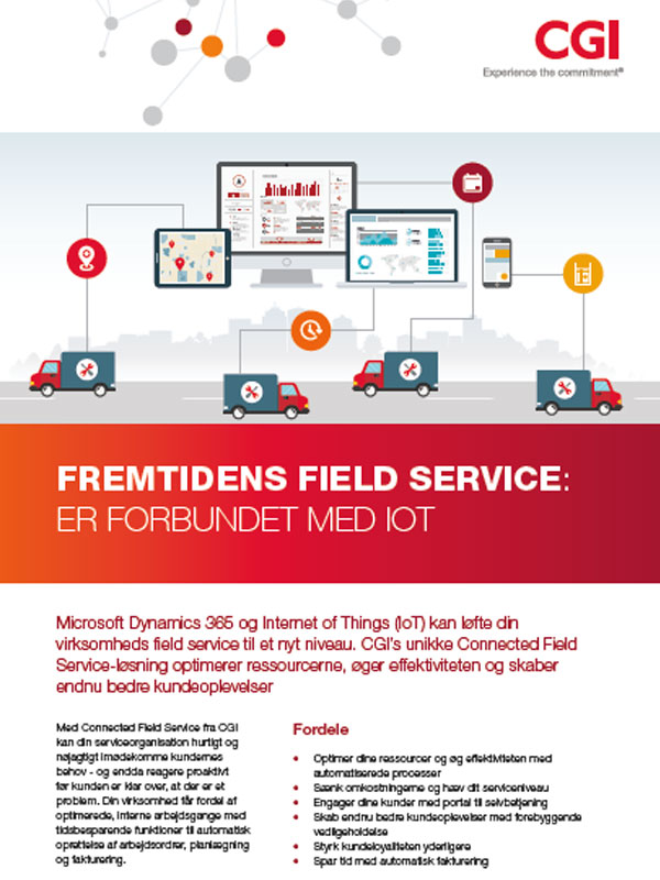 Fremtidens field service er forbundet med IoT PDF Brochure