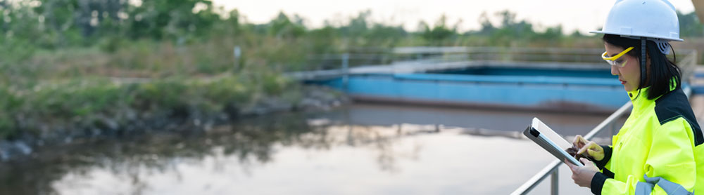 view of water treatment center