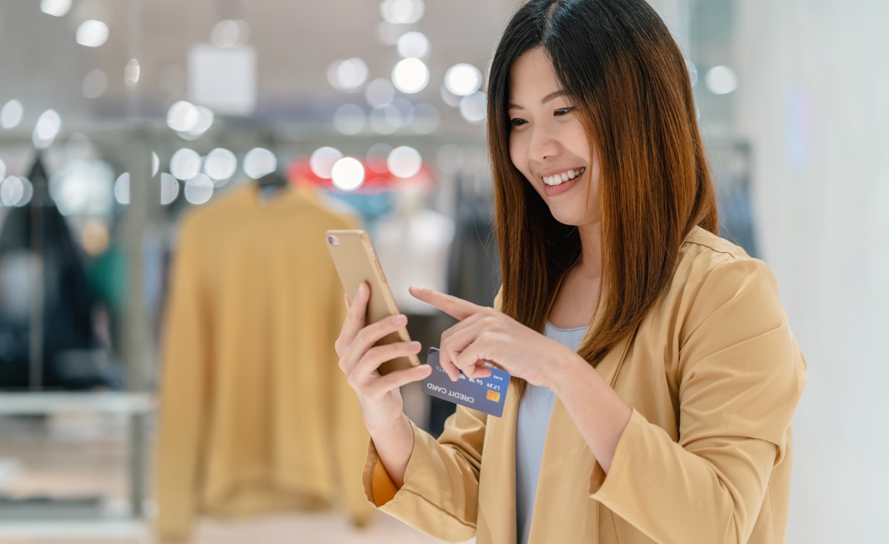 Achat client sur appareil mobile Achat client sur appareil mobile