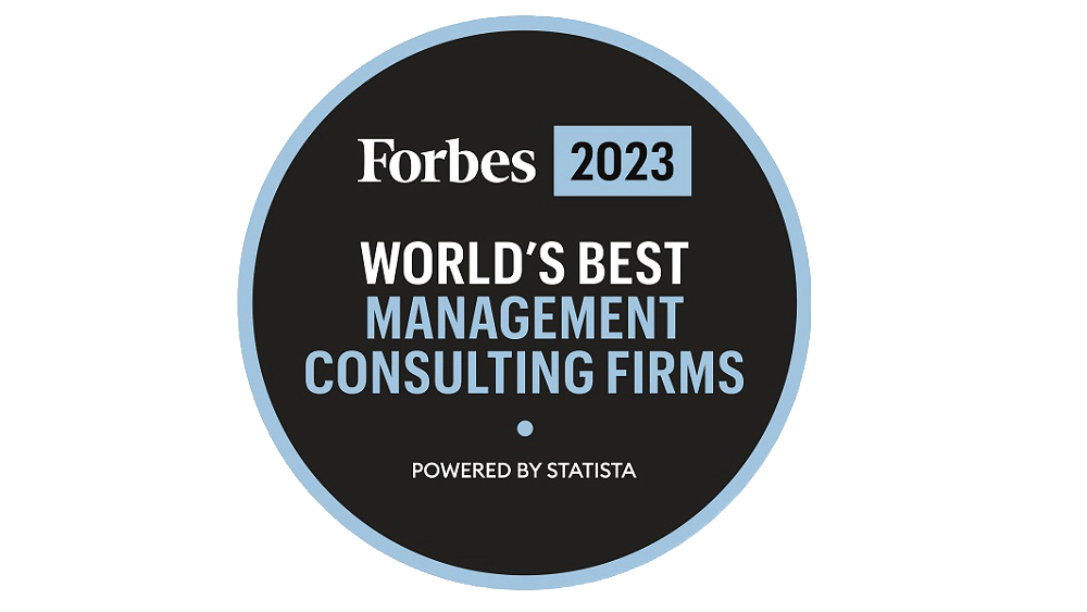 Logo Forbes 2023 World Best Management Consulting Firms