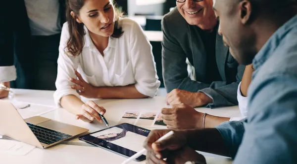 professionals working together