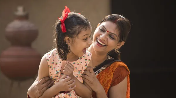 CGI india CSR - women with her daughter