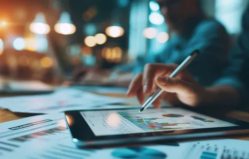 Analyzing financial data