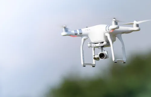 Drone in flight