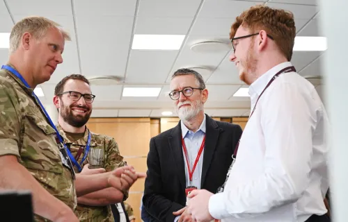 Cyber consultants in conversation
