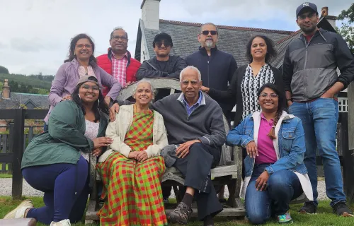 Kalpana Srinivasan and family