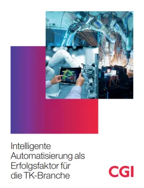 Deckblatt: Studie zur intelligenten Automatisierung in der TK-Branche